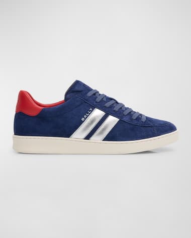 Bally Men's Tyger Suede Low-Top Sneakers