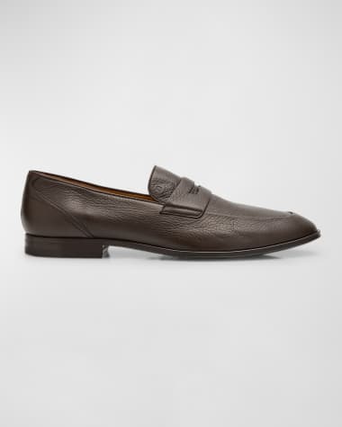Bally Men's Windsor Grained Leather Penny Loafers