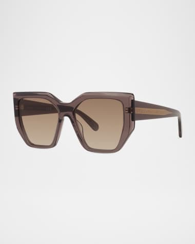 Stella McCartney Oversized Square Acetate & Nylon Sunglasses
