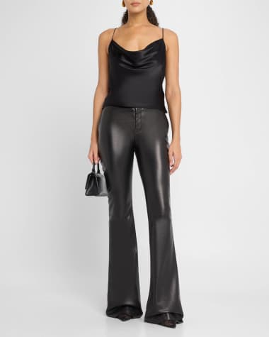V-Neck Hardware One-Piece Swimsuit