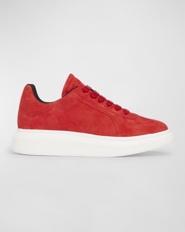 Alexander mcqueen all red sneakers online