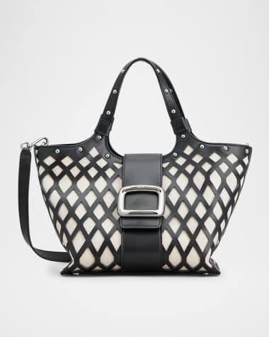 Roger Vivier Grand Choc Mini Illusion Cutout Crossbody Bag