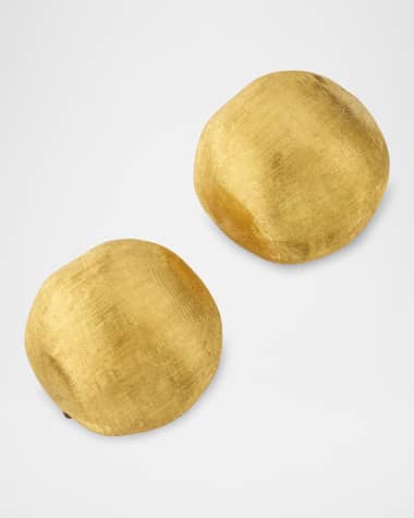 Marco Bicego 18K Yellow Gold Engraved Stud Earrings