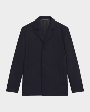 Theory Men's Mid-Length Wool Coat