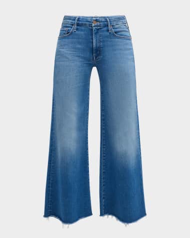 MOTHER Lil' Roller Fray Jeans