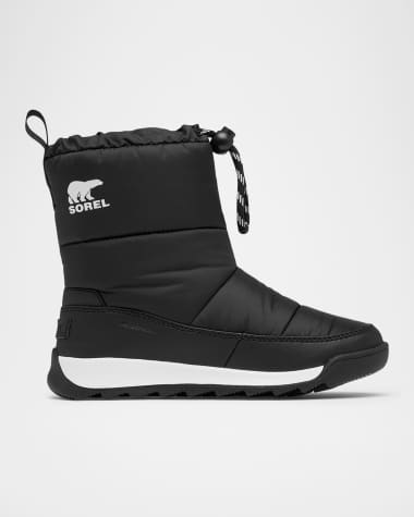 Sorel Kid's Whitney II Waterproof Puffy Nylon Winter Boots, Toddlers/Kids