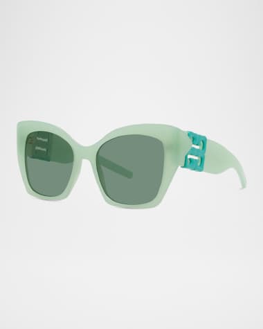 Givenchy 4G Liquid Square Plastic & Nylon Sunglasses