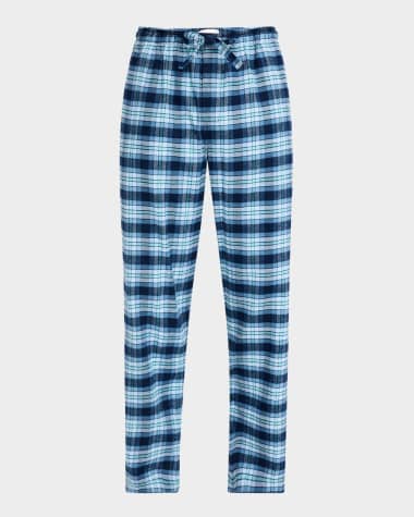 Derek Rose Men's Kelburn Cotton Plaid Lounge Pants