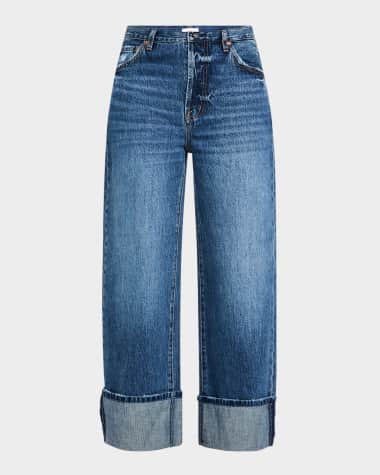 PISTOLA Ryder High-Rise Cuffed Straight Jeans
