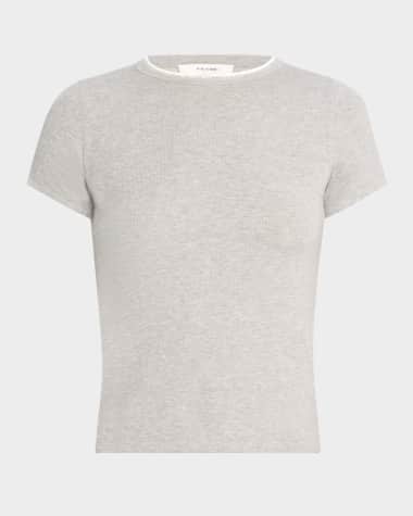 FRAME Shrunken Short-Sleeve Tee