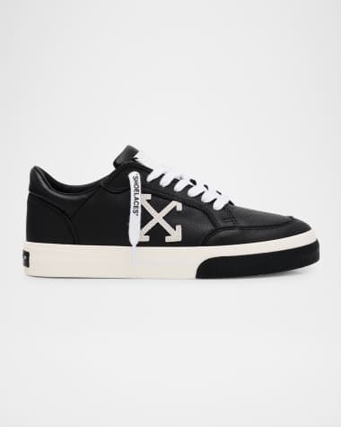 Off-White Vulcanized Leather Low-Top Sneakers