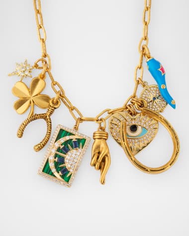 Elizabeth Cole Marceline Charm Necklace