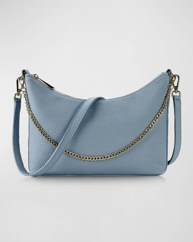 Gigi New York Jules Zip Calf Leather Crossbody Bag