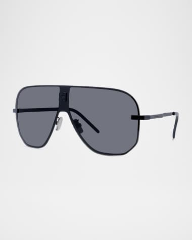 Givenchy Men's 4Gem Metal Shield Sunglasses