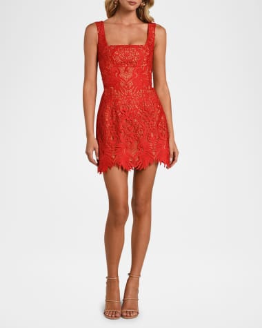 HELSI Belen Lace Mini Dress