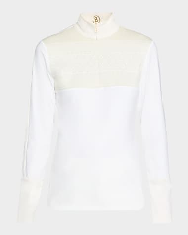 Bogner Elissa Quarter-Zip Ski Baselayer Top