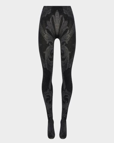 ETRO x Wolford Etro Metallic Jacquard Tights