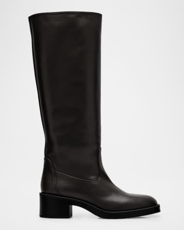 Stuart Weitzman Kaia Leather Knee Boots