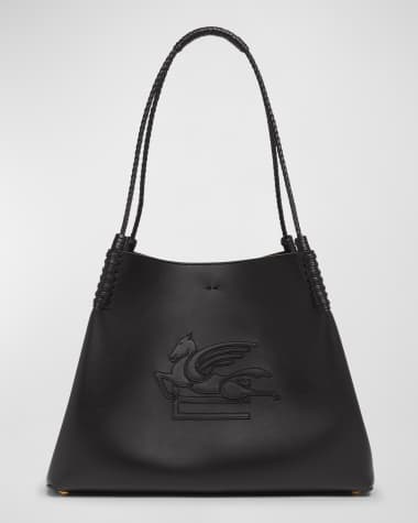 Etro Libra Leather Shopping Shoulder Bag