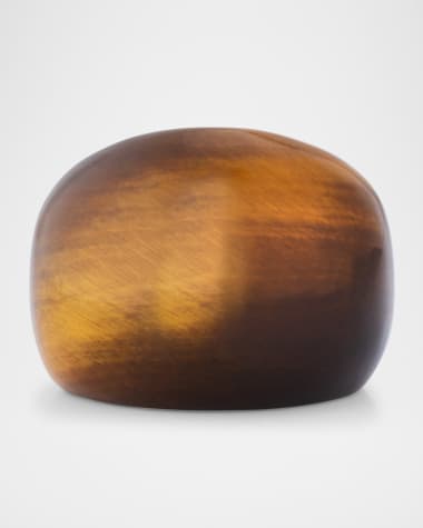 NEST Jewelry Tigers Eye Chunky Stone Statement Ring
