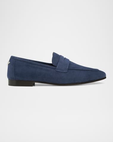 Bougeotte Flaneur Suede Penny Loafers