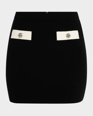 Alice + Olivia Kipp Knit Mini Skirt