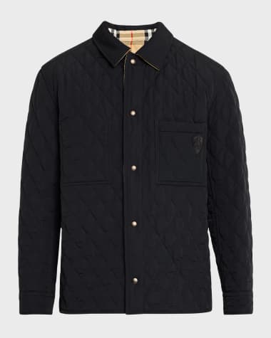 Burberry Men's Reversible Quilted Overshirt