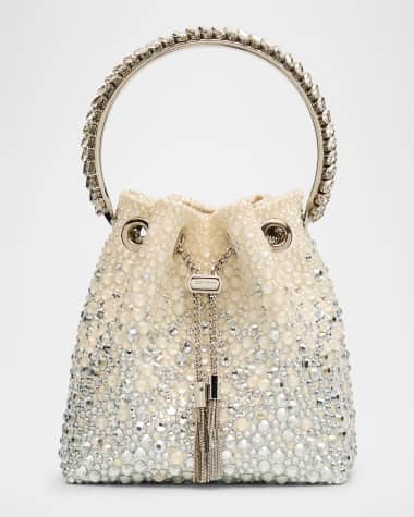 Jimmy Choo Bon Bon Embellished Top-Handle Bag