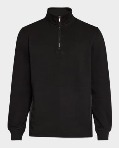 Bugatchi Men's Quarter-Zip Knit Sweater
