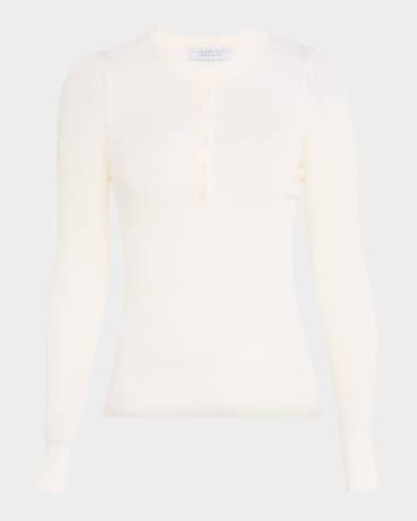 Gabriela Hearst Julian Cashmere Henley Sweater