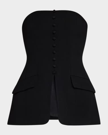 Sans Faff Marais Strapless Button Top
