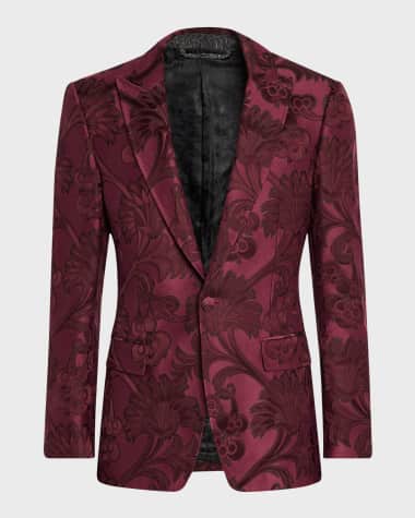 Etro Men's Floral Brocade Evening Jacket