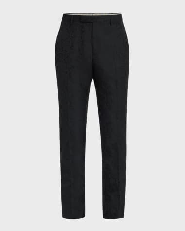 Etro Men's Jacquard Evening Trousers