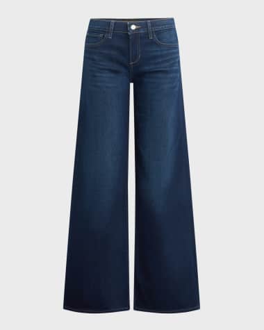 Joe's Jeans The Lou Lou Low-Rise Wide-Leg Jeans