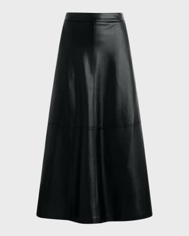 Joe's Jeans The Tavi Vegan Leather Maxi Skirt