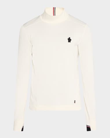 Moncler Grenoble Men's Polartec Turtleneck with Thumboles