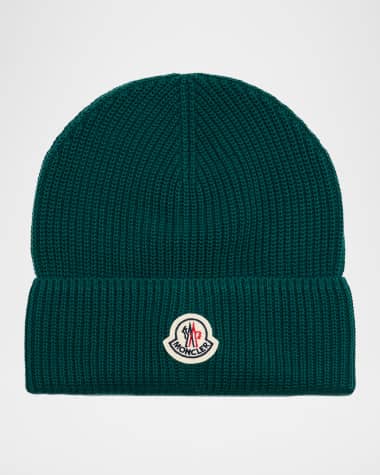 Moncler Men's Ribbed Cotton Beanie