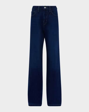 L'Agence Clayton High-Rise Wide-Leg Jeans