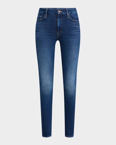 MOTHER The High Waisted Looker Ankle Jeans