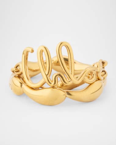 Chloe The Chloe Iconic Rings, Set of 2