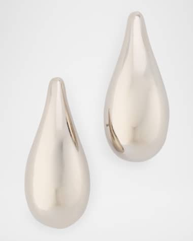 BaubleBar Ella Gold-Plated Crystal Teardrop Earrings