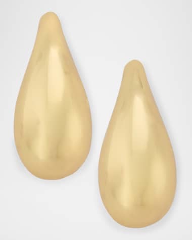 BaubleBar Ella Gold-Plated Crystal Teardrop Earrings