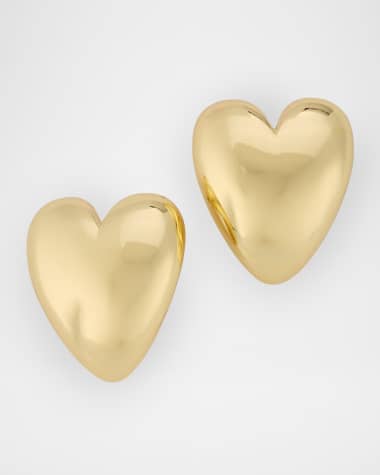 BaubleBar Heart Huggie Earrings, Large