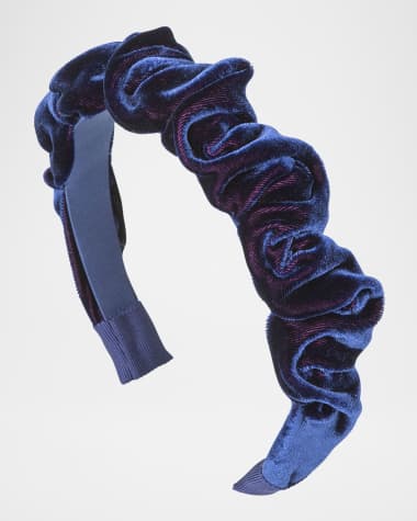 Jennifer Behr Lia Knot Velvet Headband