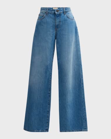 THE ROW Eglitta Mid-Rise Straight-Leg Jeans