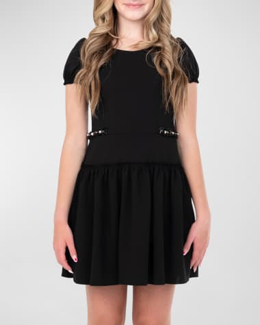Zoe Girl's Blake Embellished Trim Dress, Size 7-16