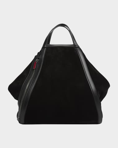 Christian Louboutin Men's Pyramid Leather Sling Bag