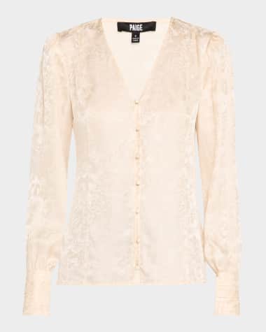 PAIGE Marielle Floral Long-Sleeve Top
