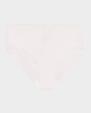 Hanro Cotton Delight Lace-Trim High-Cut Briefs