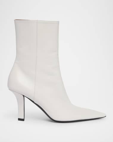 Neiman marcus white boots discount